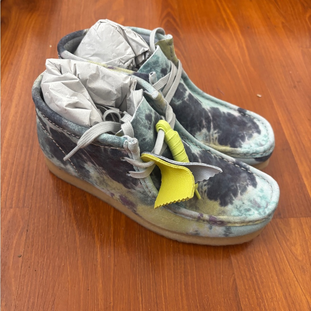 Clarks Tie-Dye Ankle Boots